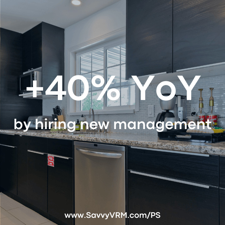 +40% YoY by hiring new management