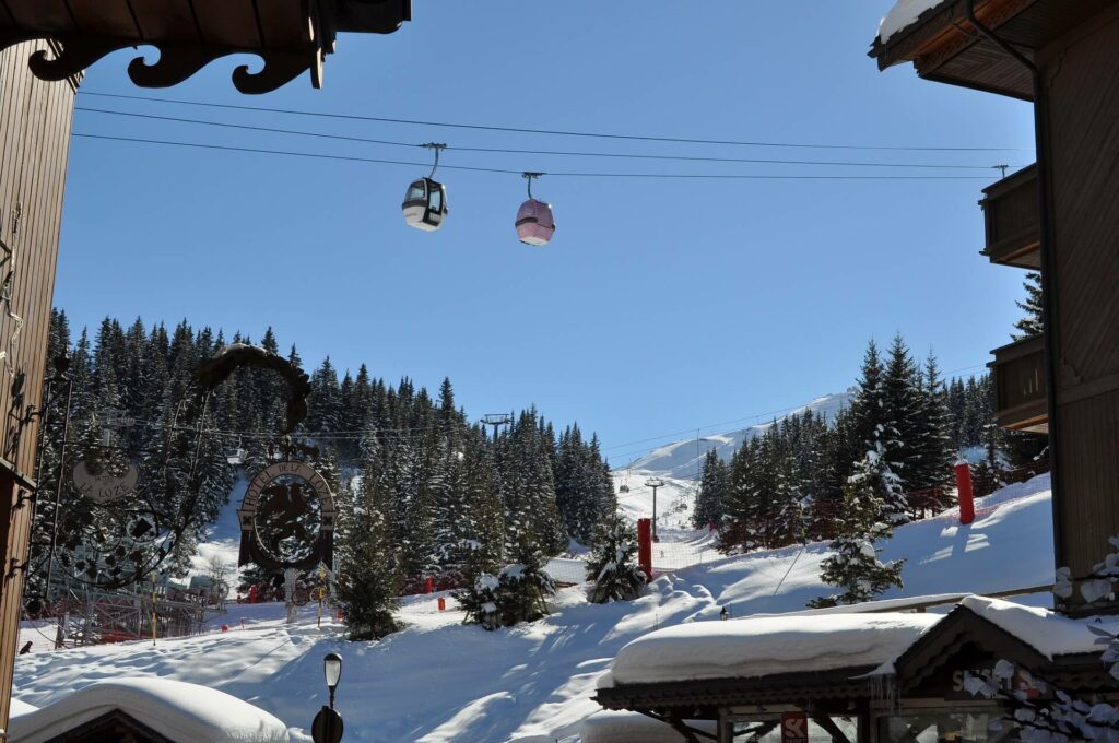 View of ski lift