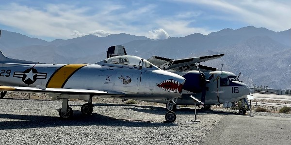 Fighter jets at Palm Springs Air Museum